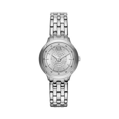 Ladies stainless steel bracelet watch ax5415